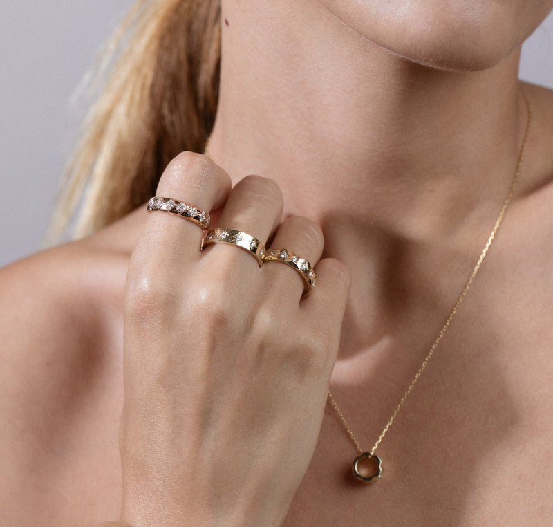Stackable Lab Grown Diamond Sparkle Band