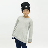 Asymmetric Pullover - Grey Skinny Stripes - Youth