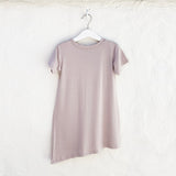 Asymmetric T-shirt Dress - Mocha