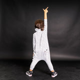 Maverick Romper - Black/White Grid