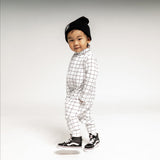 Maverick Romper - Black/White Grid