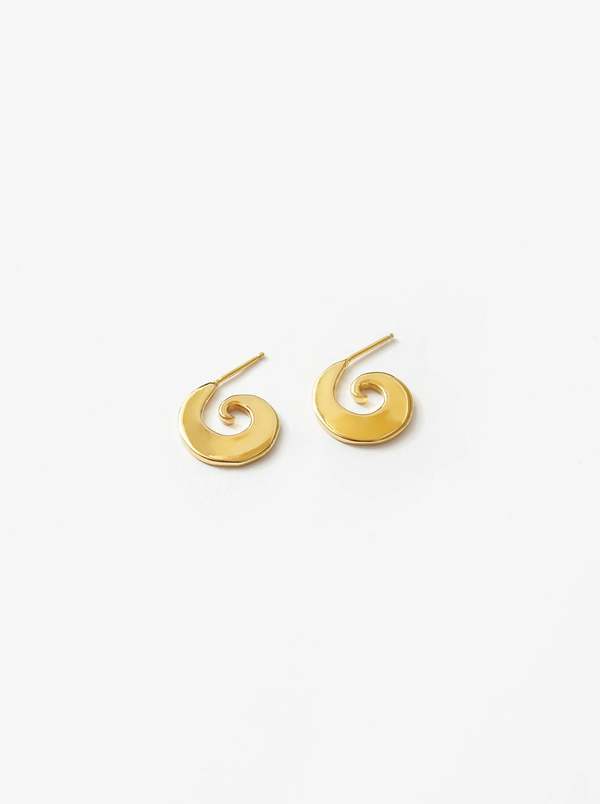 Billie Hoops in Gold