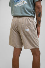 Linen Stripe Jam in Sand
