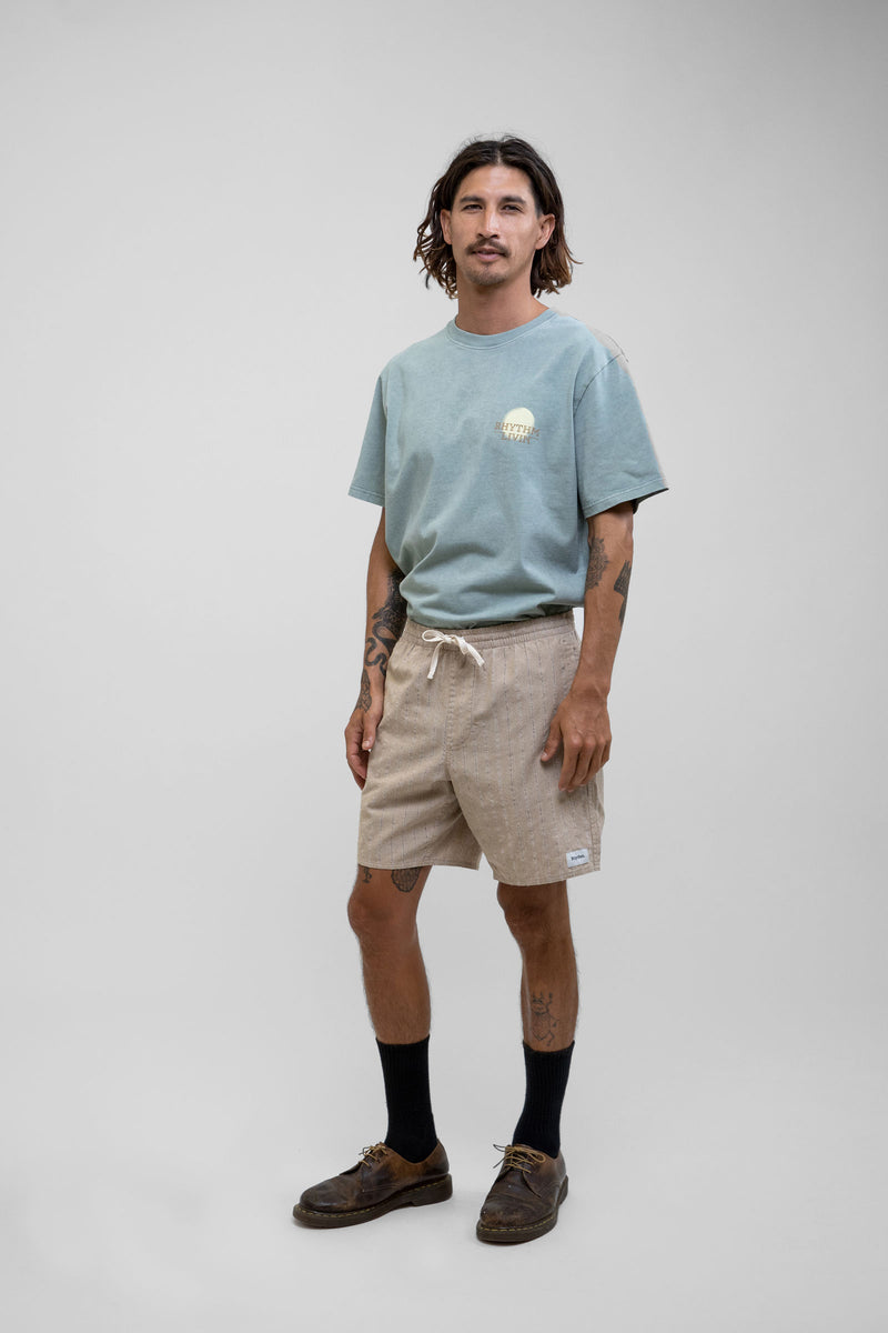 Linen Stripe Jam in Sand