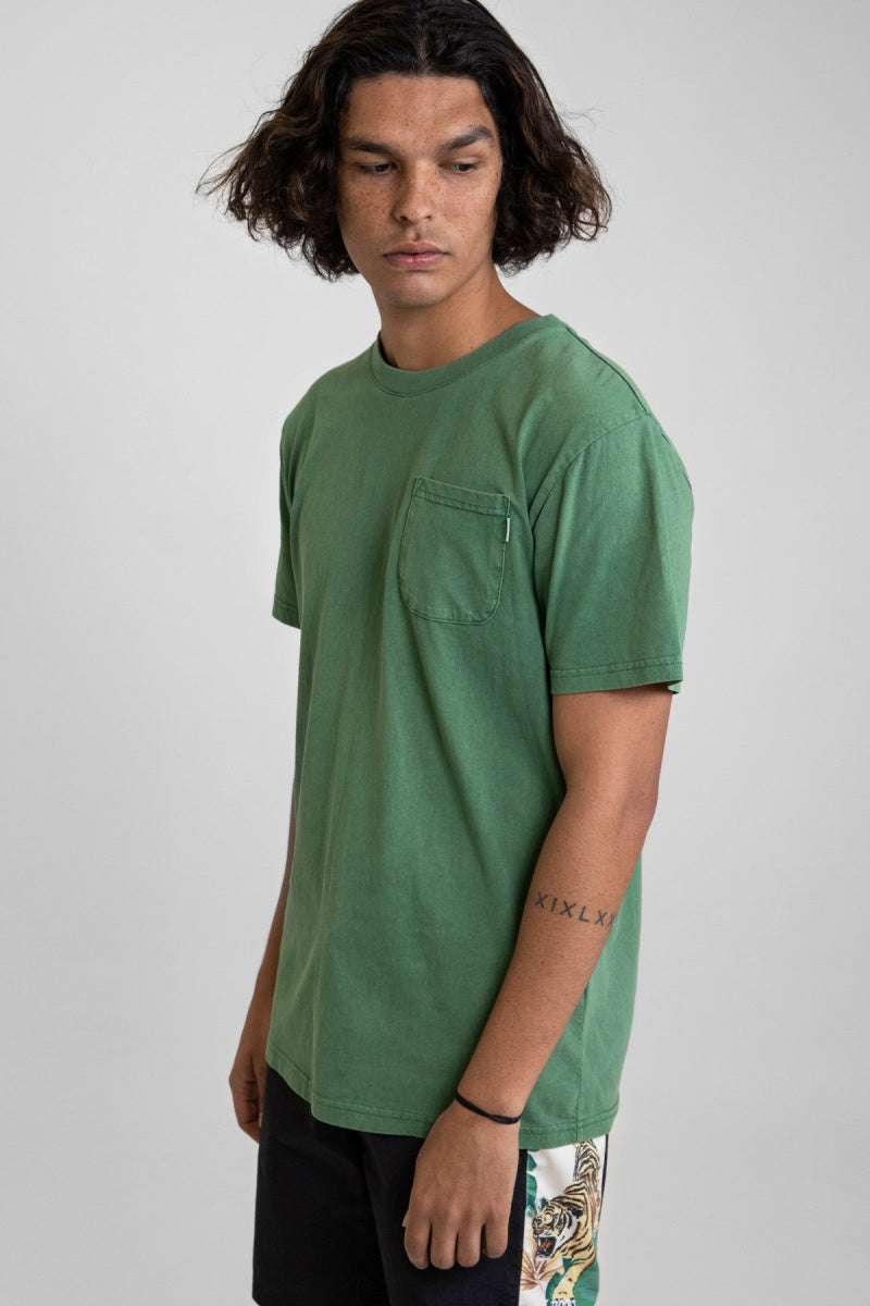 Organic Pocket T-Shirt in Pine