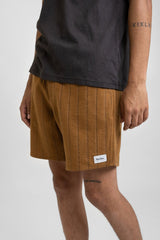 Linen Textured Stripe Jam in Cedar