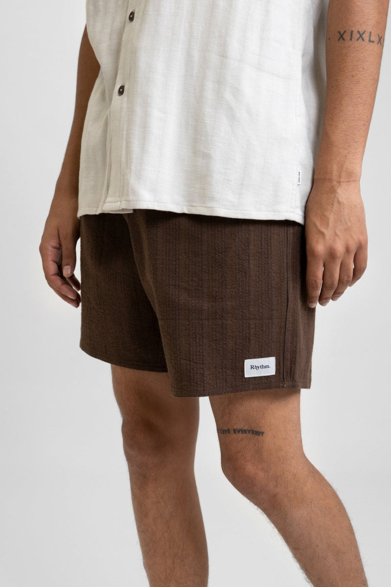 Linen Textured Stripe Jam in Silt