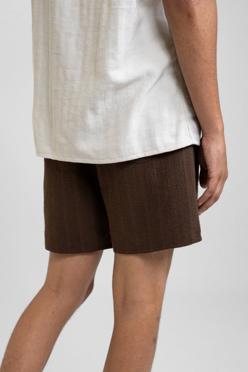 Linen Textured Stripe Jam in Silt