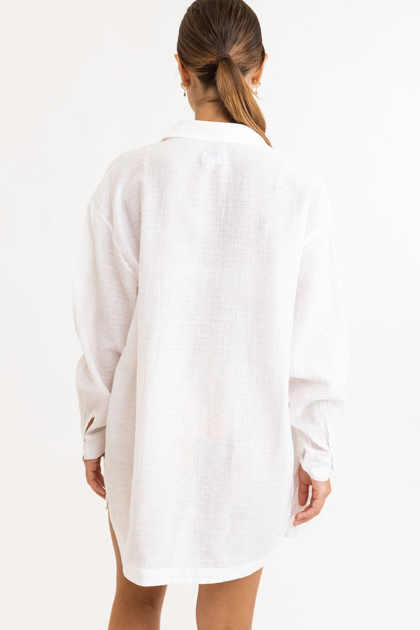 Crinkle Oversized Shirt