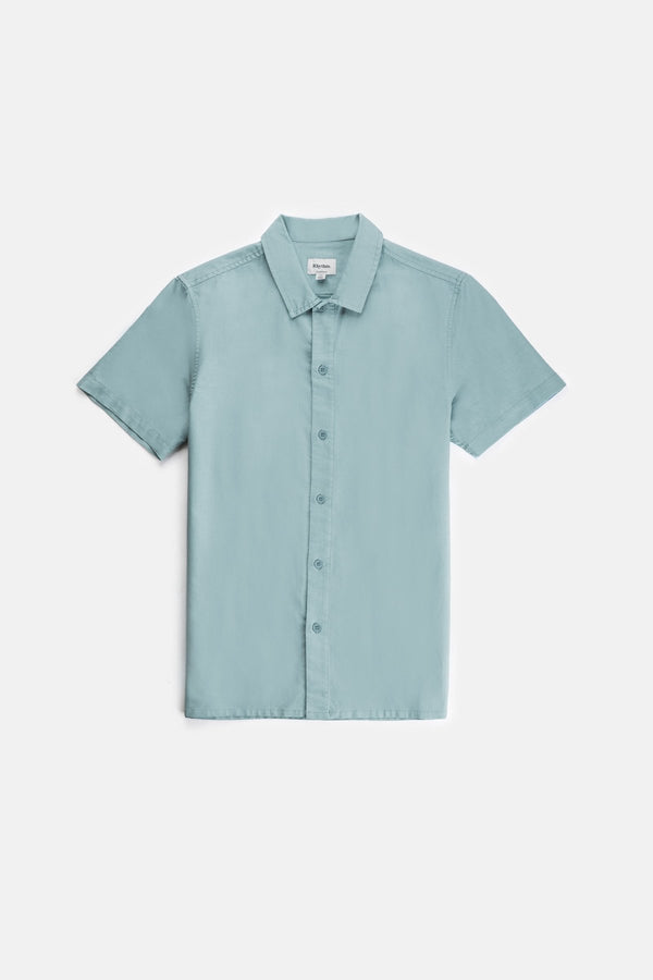 Classic Linen SS Shirt in Eucalyptus
