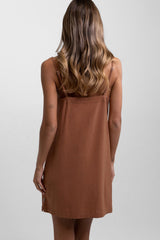 Classic Mini Dress in Baked Clay