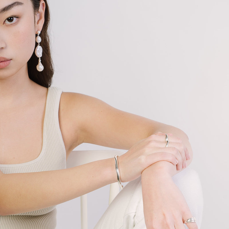 Flow Cuff, Silver