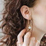 Anna Hoops + Chubby Star Charms