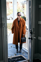 Oversized Camel Coat