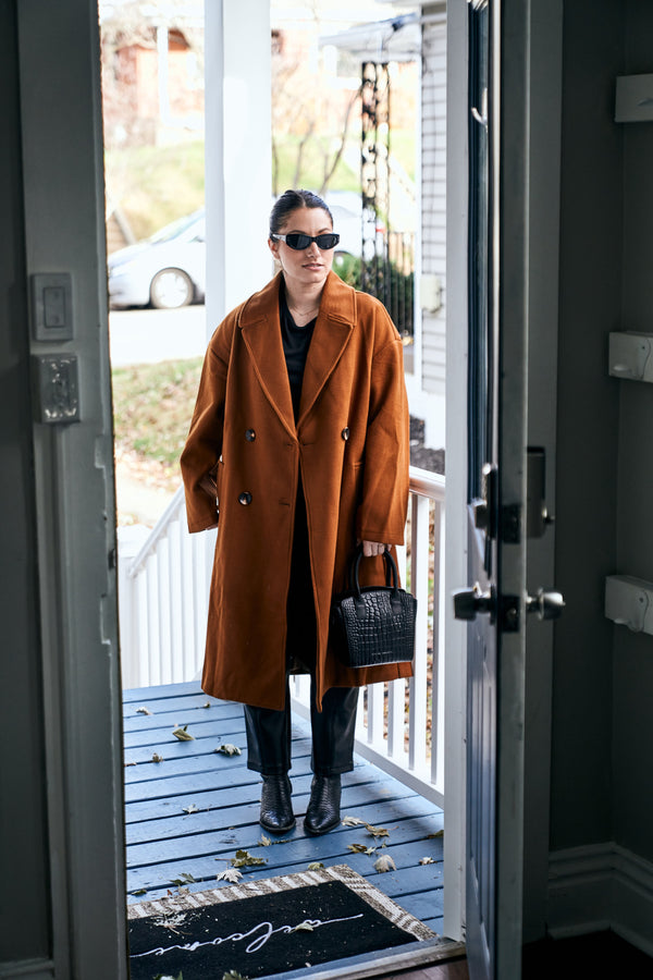 Oversized Camel Coat