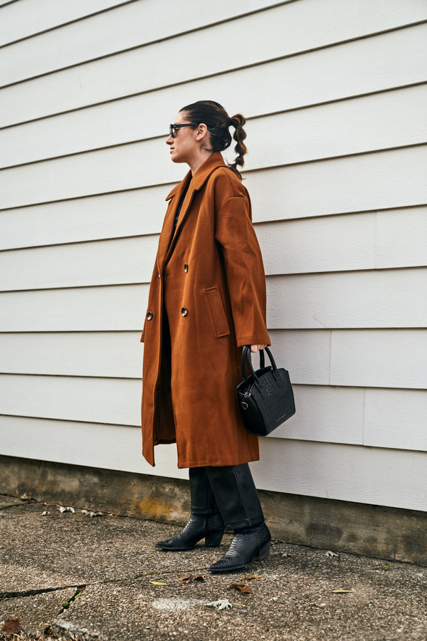 Oversized Camel Coat