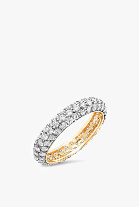 Diamond Domed Ring