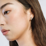 Donut Studs, Silver