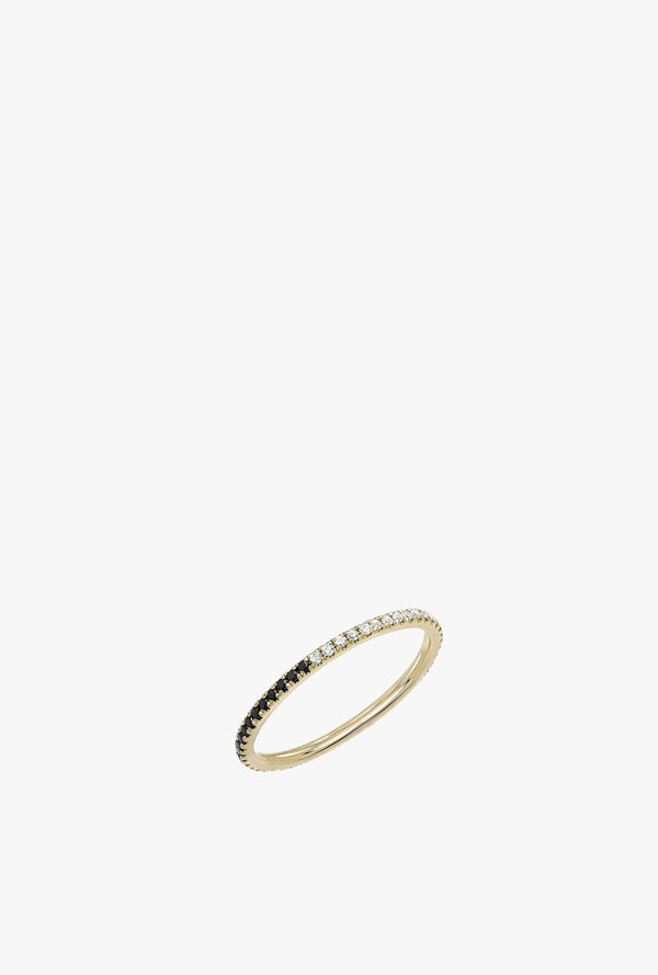 2 Tone Diamond Eternity Band