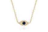 Diamond Evil Eye Choker