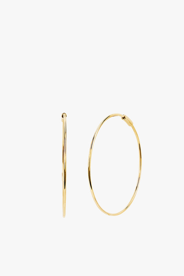The Perfect Gold Hoop Earrings P