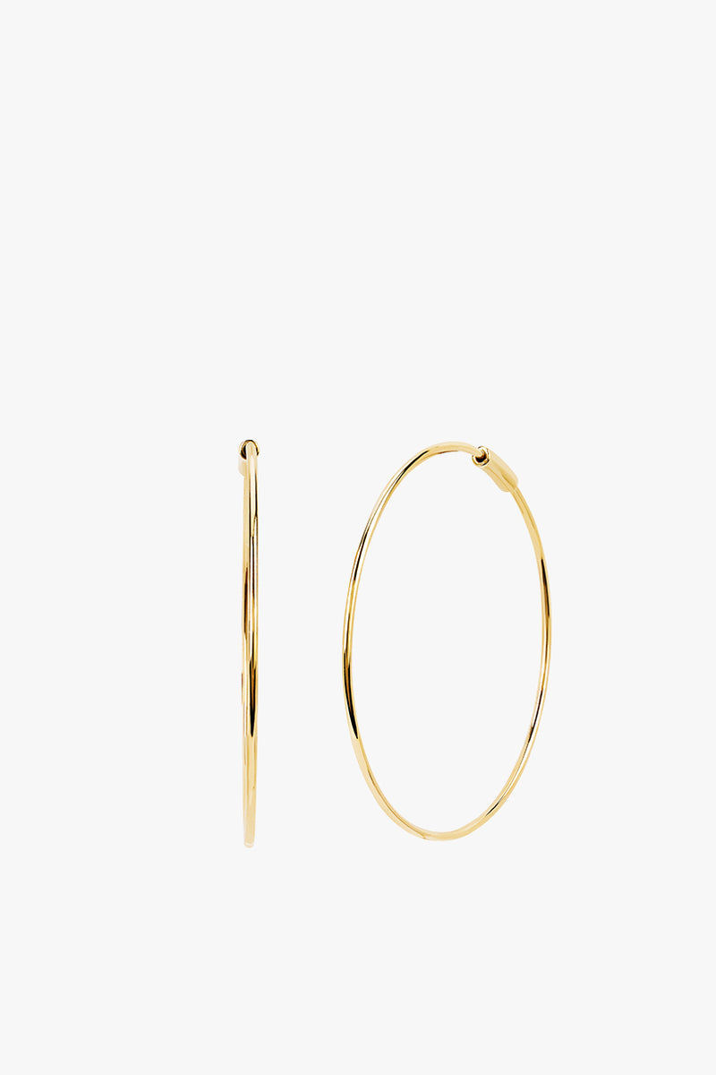 The Perfect Gold Hoop Earrings P