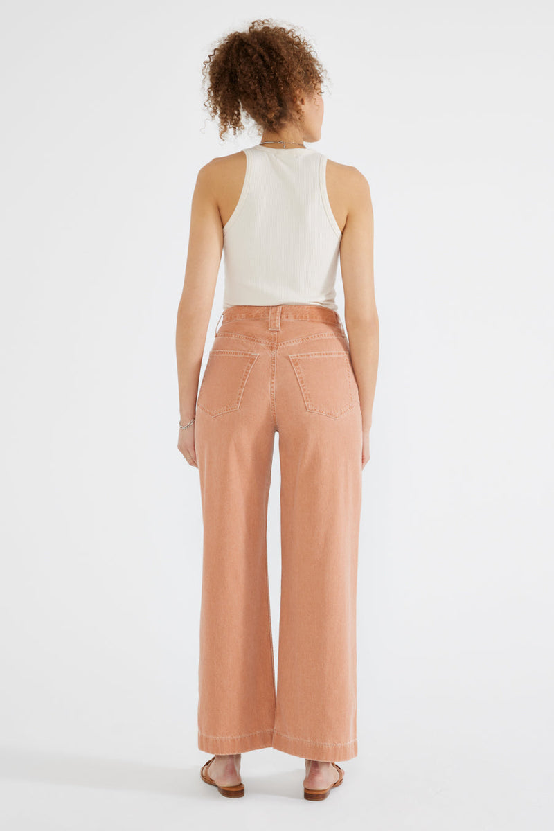 Devon Wide Leg - Canyon Clay