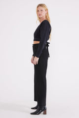 Devon Wide Leg - Black Onyx