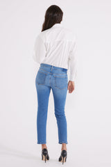 Sierra Slim Straight Jean in Super Sonic