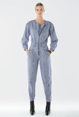 Fatima Vintage Jumpsuit - Cyclone Violet