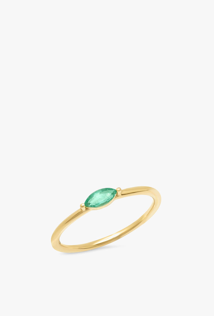 Emerald Marquise Ring