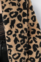 Leopard Zip Up Jacket