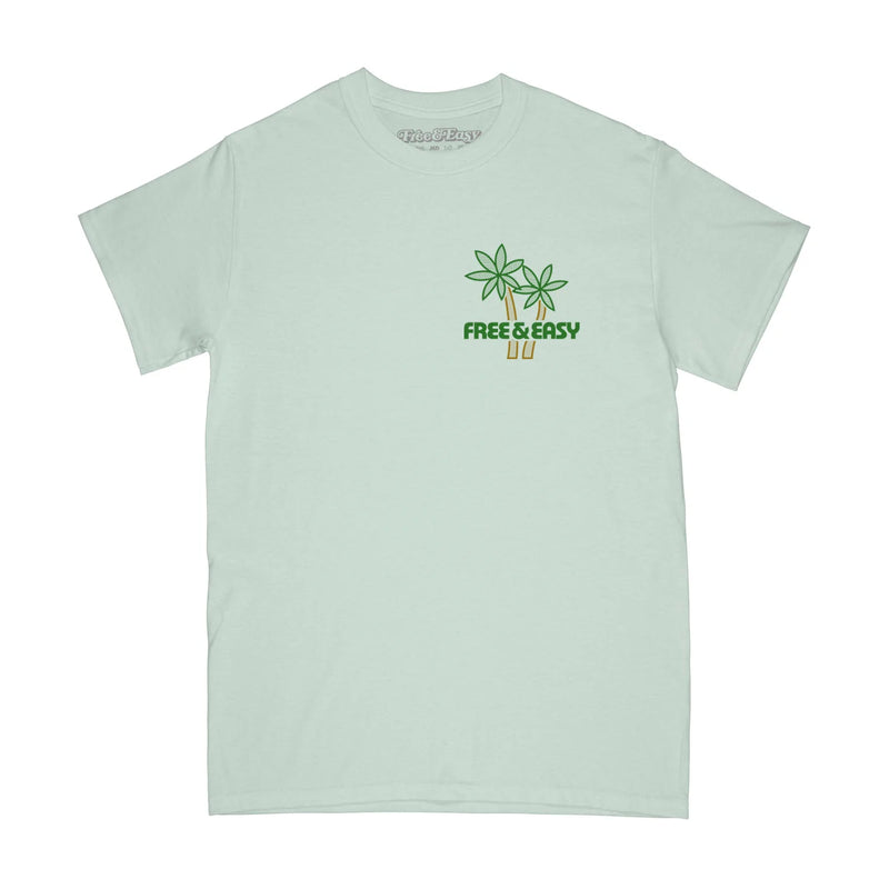 Sun Palms S/S Tee in Seafoam