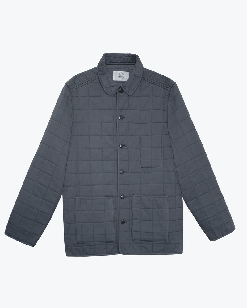 Quilted Kite Jacket / Ink