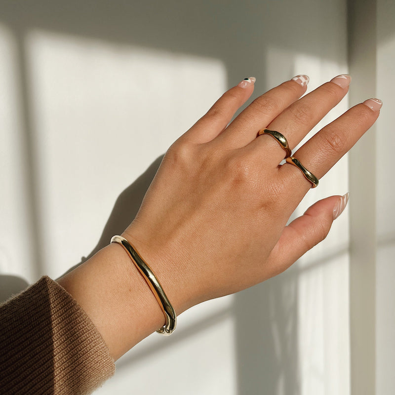 Flow Ring, Gold