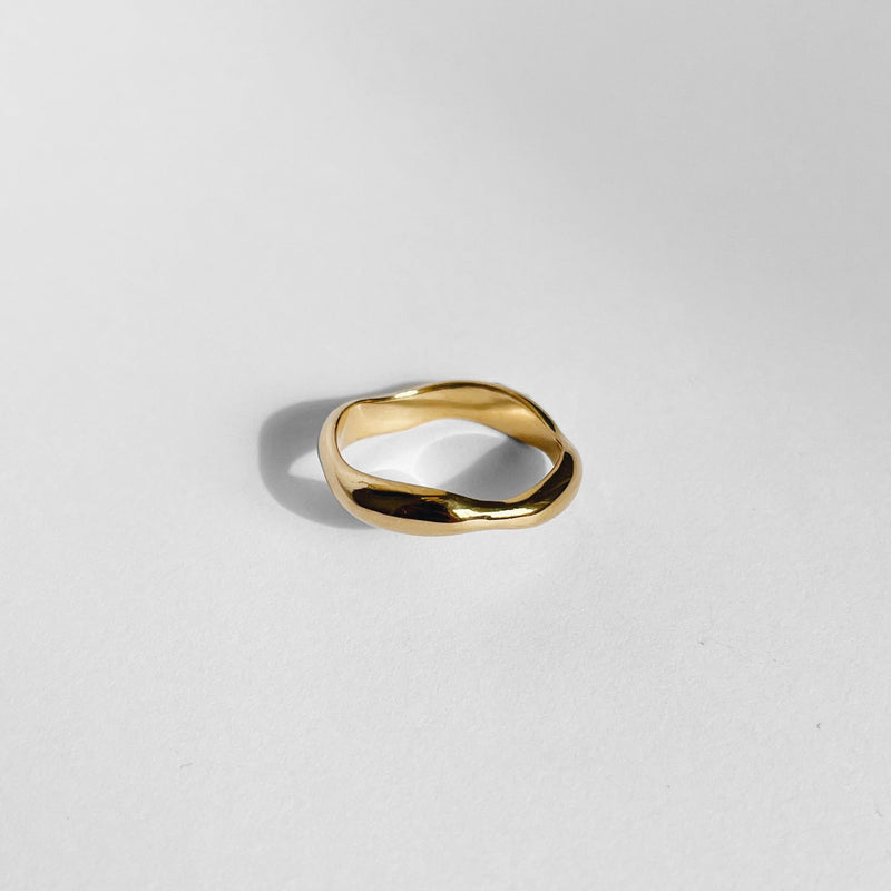 Flow Ring, Gold