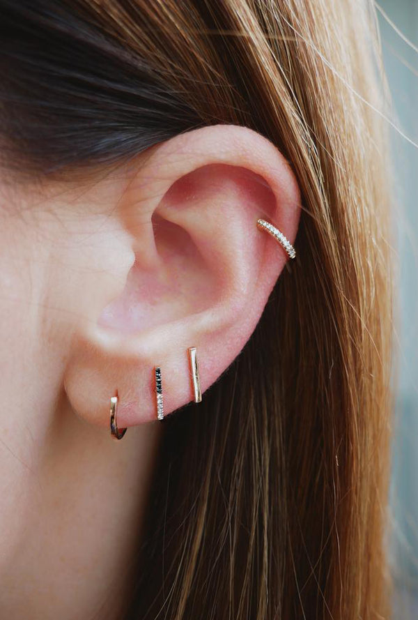 Gold Mini Huggie Earrings