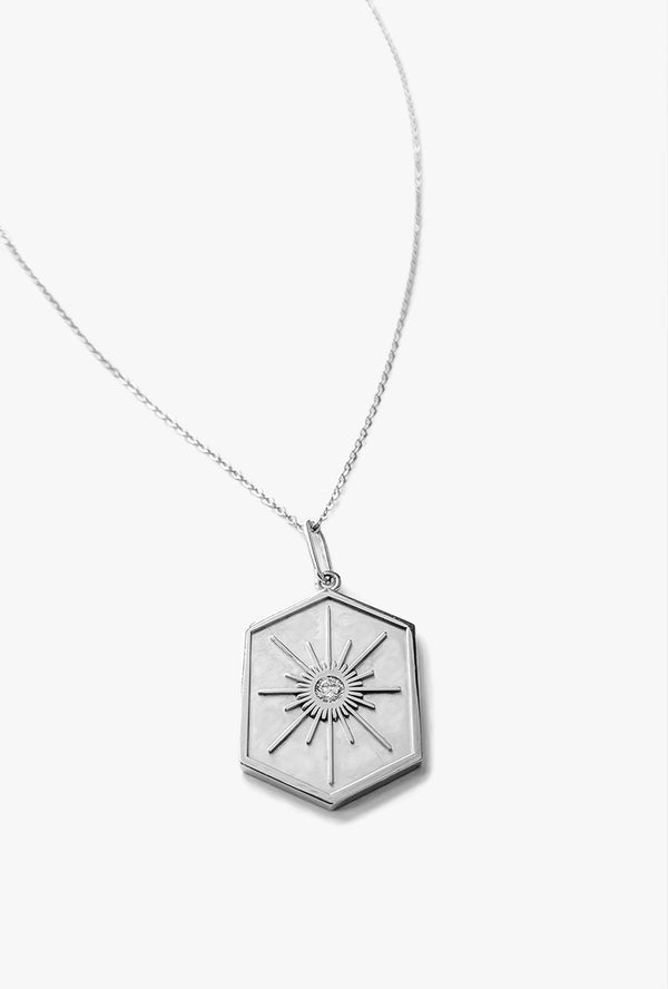 Guiding Star Necklace in Sterling Silver