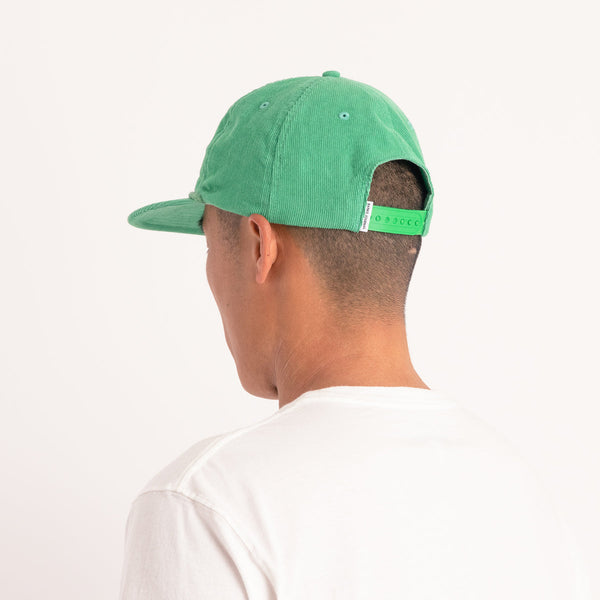 Smile Hat in Emerald Green