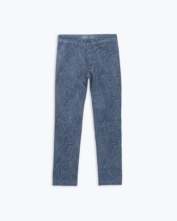 Canvas Cham Pants / River Maps