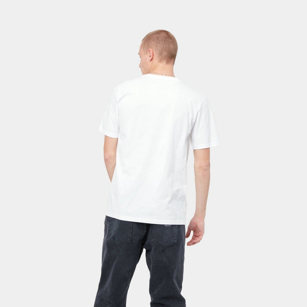 S/S Pocket T-Shirt in White