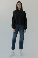 Womens Standard Crop Hoodie