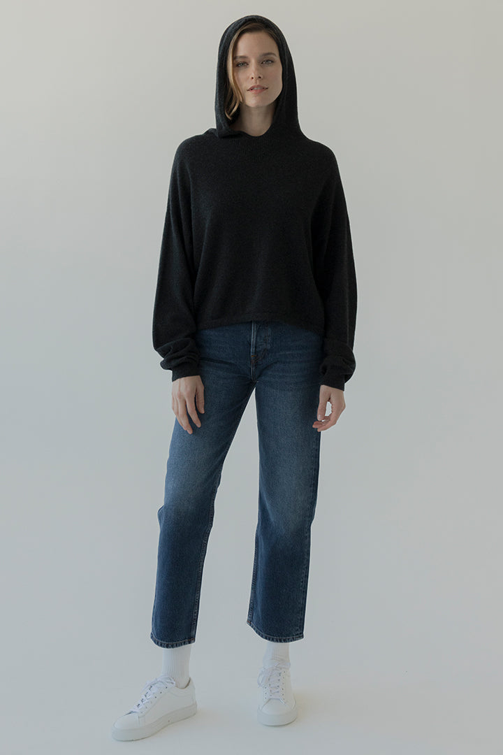 Womens Standard Crop Hoodie