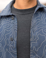 Canvas Kite Jacket / River Maps