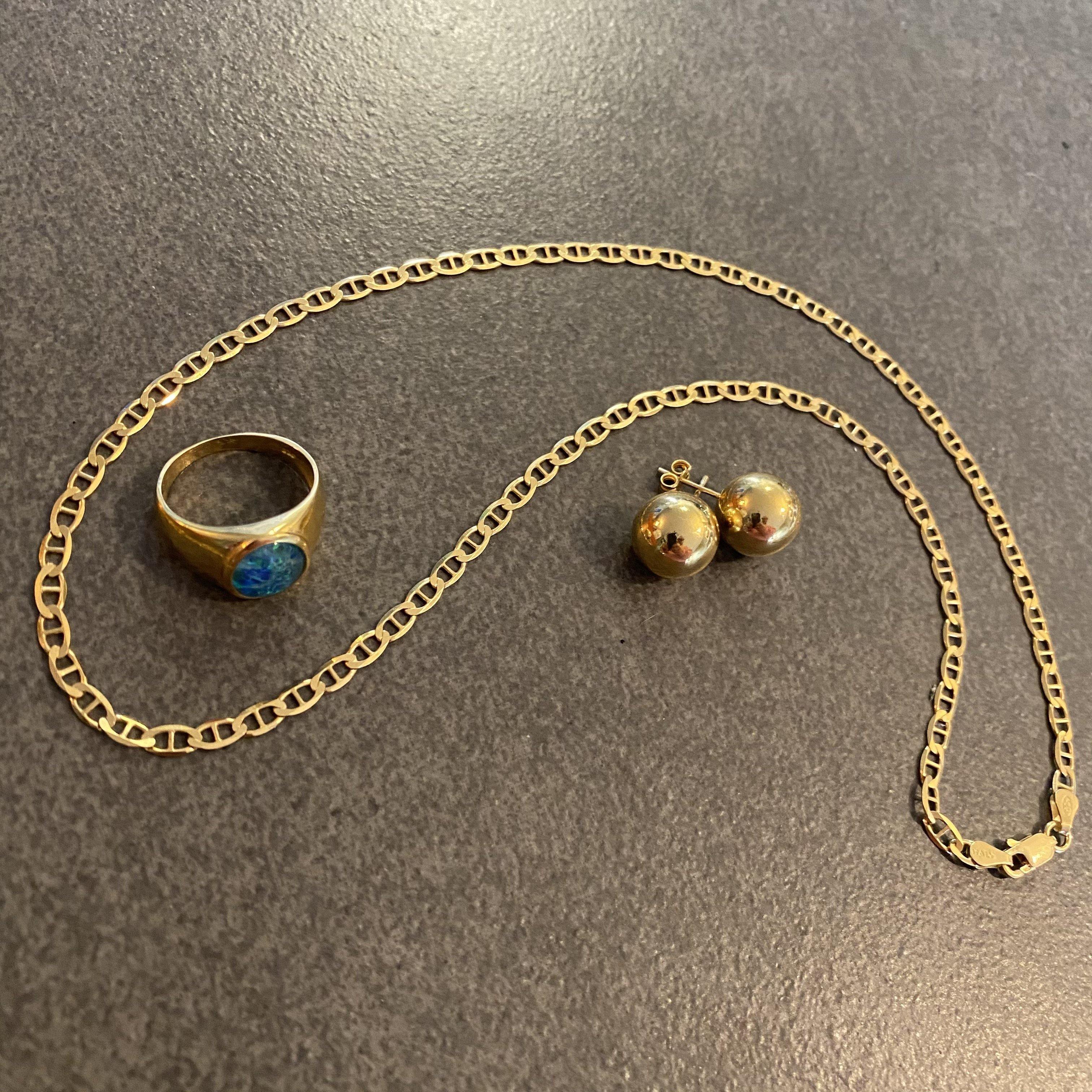 XL FLAT MARINER VERMEIL CHAIN