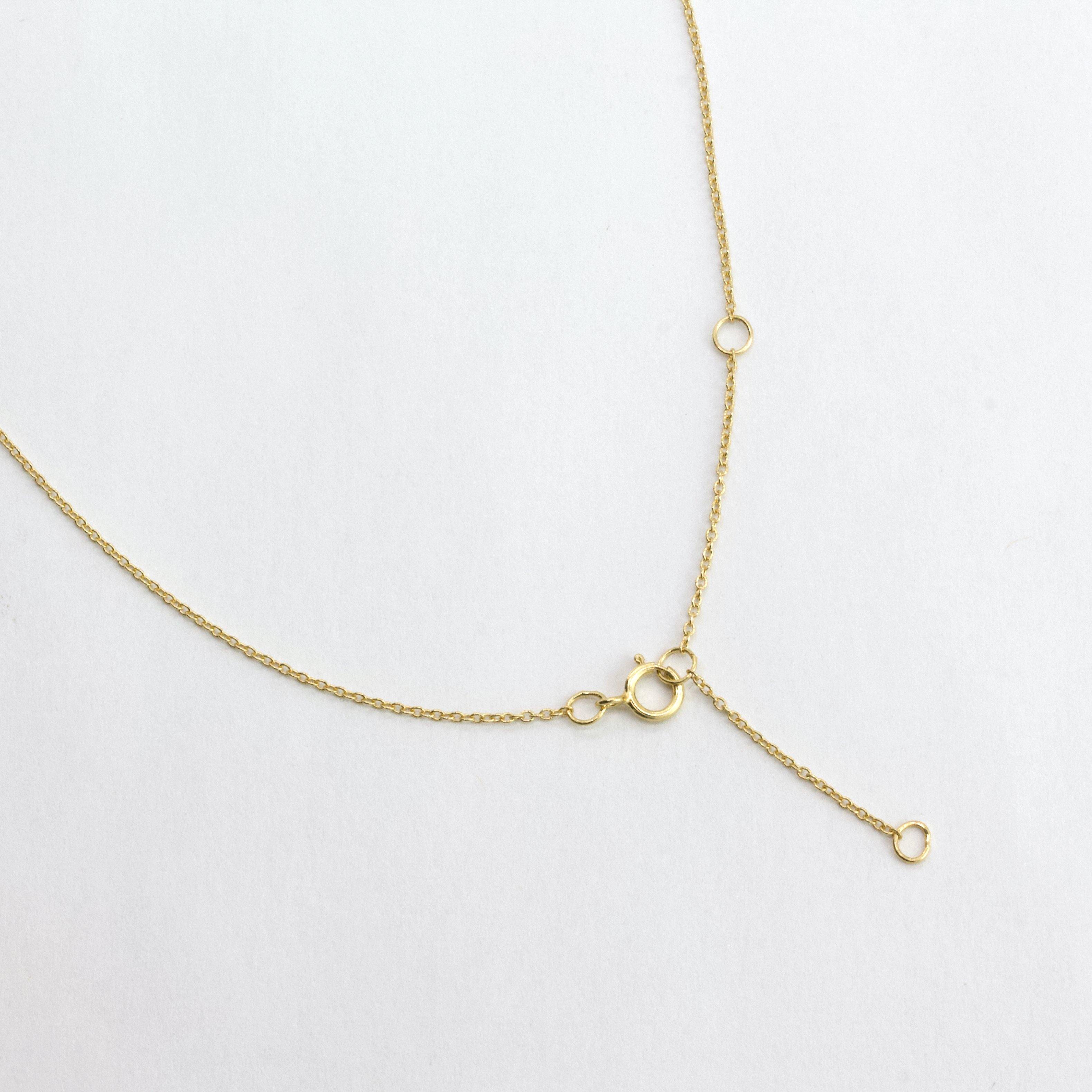PERSONALIZED SPACED LETTER NECKLACE