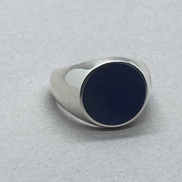 XL ENAMEL SIGNET RING