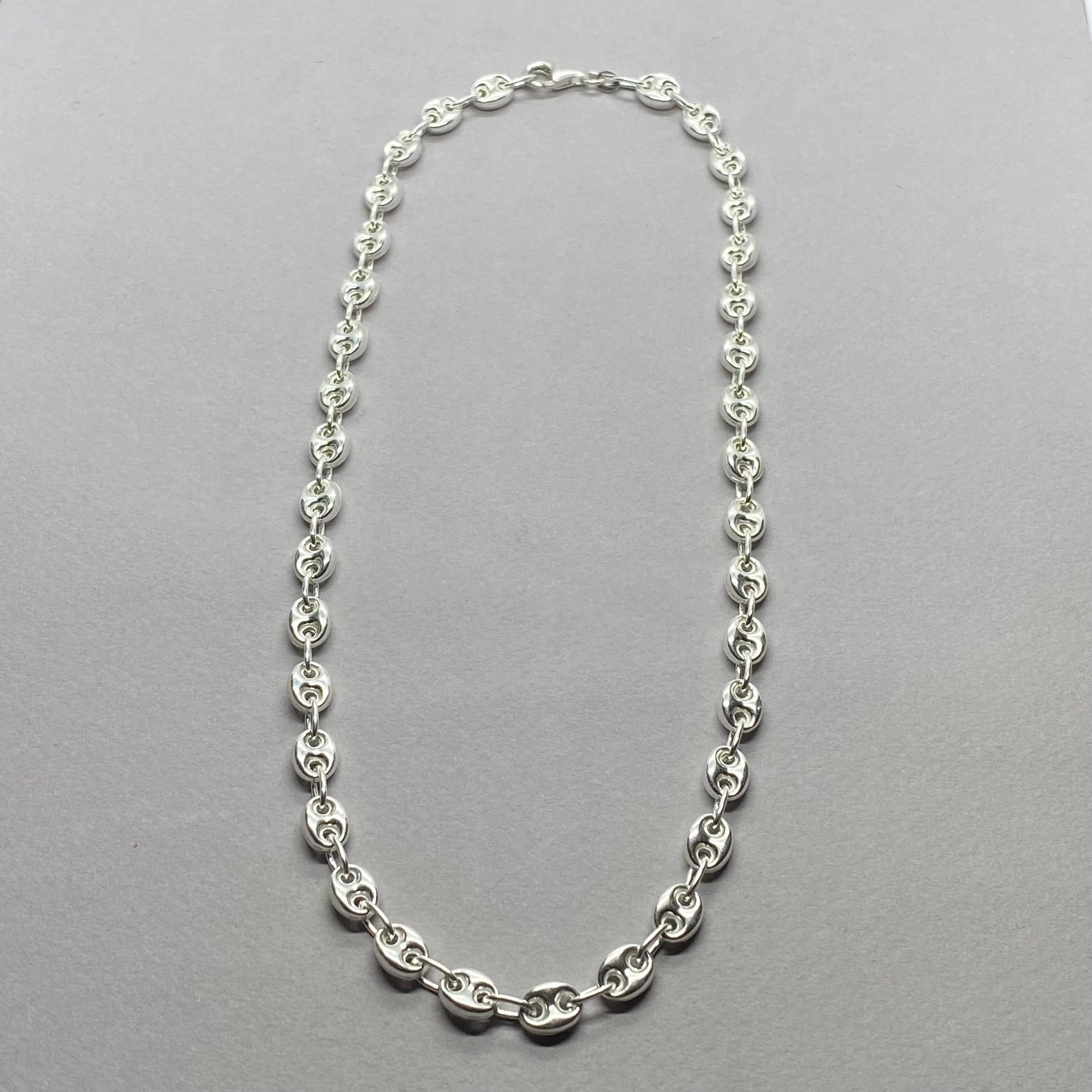 PUFF LINK CHAIN STERLING SILVER
