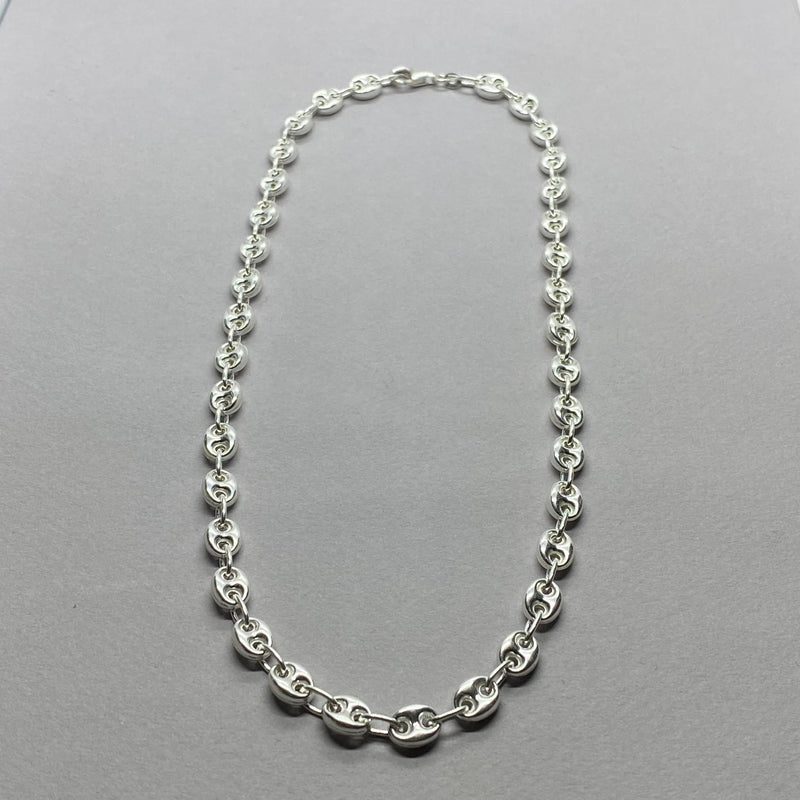 PUFF LINK CHAIN STERLING SILVER