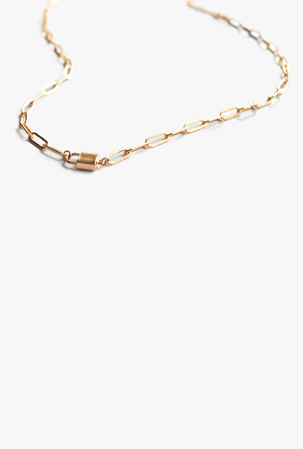 Jessa Lock Necklace